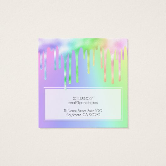 Logo Iridescente Slime Drivers Earring Display Car (Dos)