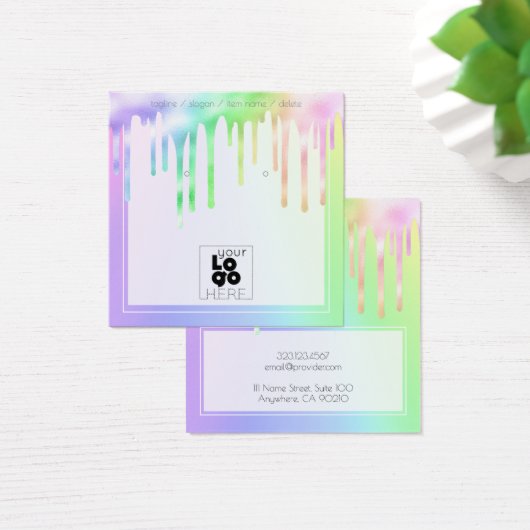 Logo Iridescente Slime Drivers Earring Display Car (Bureau)