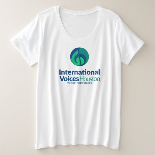 Logo IVH féminin Plus Size Tee (Design devant)