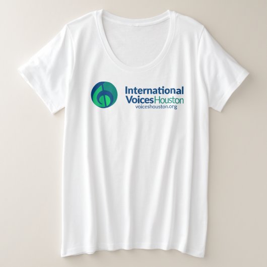 Logo IVH féminin T-shirt taille plus taille (Design devant)
