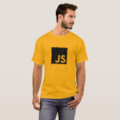 Logo Javascript T-Shirt (Or) (Devant entier)