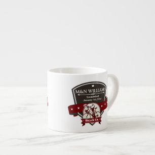 Logo Jouw naam fiets bedrijf aanpassen Espresso Kop