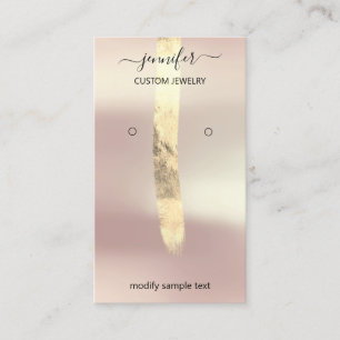 Logo juwelen Kaart Social Media Gold Roos Visitekaartje