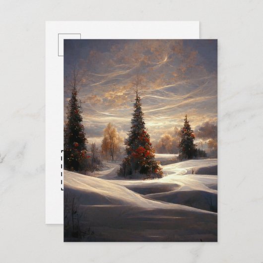 Logo kerstboomstructuur Briefkaart (Voorkant / Achterkant)