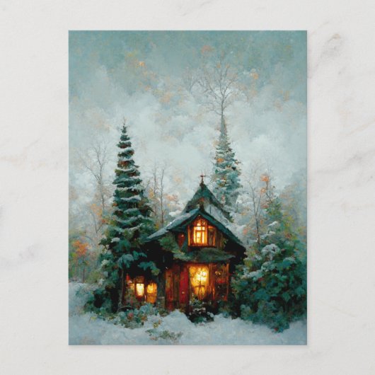 Logo kerstcadeautje Briefkaart (Voorkant)