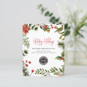 Logo kerstfeestdag begroeting budget Business