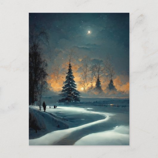 Logo kerstster Briefkaart 2 (Voorkant)