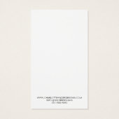 Logo Ketting Sieraden Display Kaart (Achterkant)