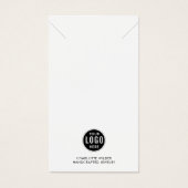 Logo Ketting Sieraden Display Kaart (Voorkant)