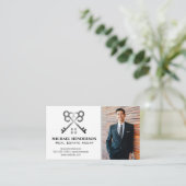 Logo Keys House | Carte de visite photo client (Debout devant)