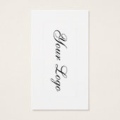 Logo Kledingprijs Hang Label Visitekaartje (Achterkant)