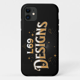 logo "L69 DESIGN" iPhone 11 Hoesje