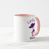 Logo LadyUp Coffee Mug (Devant droit)