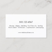 Logo Landscapinggrasstructuur Visitekaartje (Achterkant)