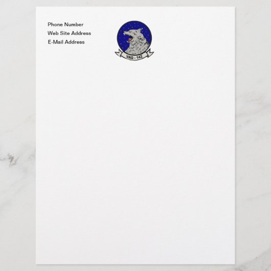 Logo Letterhead Briefhoofd Sjabloon (Voorkant)