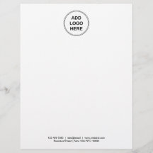 Logo Letterhead Business Briefpapier Sjabloon