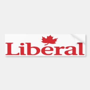 Logo liberale partij bumpersticker