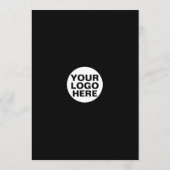 Logo Liste noire Menu Café | Café (Dos)