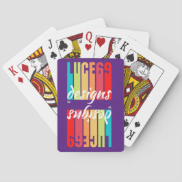 logo "LUCE69 DESIGN" Pokerkaarten