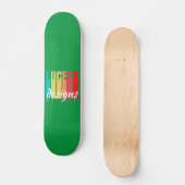 logo "LUCE69 DESIGN" Skateboard (Voorkant)