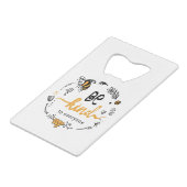 Logo lumineux avec une abeille (Dos Angle)