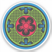 Logo Mah Jongg 2 Sticker en vinyle (Recto)