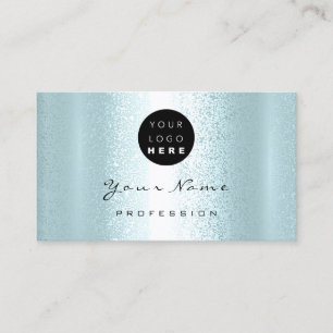 Logo Makeup Artist Hair Nails Professional blauw Visitekaartje