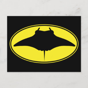 Logo Manta Ray Briefkaart