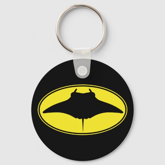 Logo Manta Ray Sleutelhanger (Voorkant)