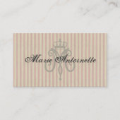 Logo Marie Antoinette - Carte de visite (Devant)