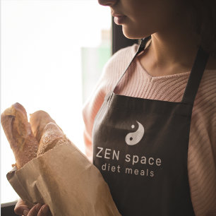 logo marque nom d'entreprise personnalisé tablier