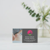 Logo Massagetherapeut Visitekaartje (Staand voorkant)