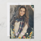 Logo Médicale fleur sauvage Invitation Verdure (Dos)