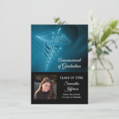 Logo Médicale Photo College Faire-part de diplôme (Debout devant)