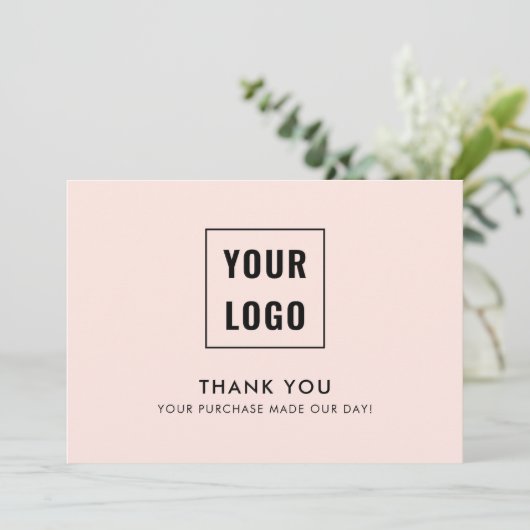 Logo Merci professionnel moderne (Debout devant)