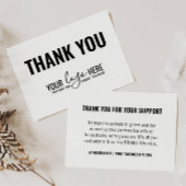 Logo Merci simple de marque d'entreprise