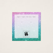 Logo Mermaid Ombre Parties scintillant Écouter la  (Devant)