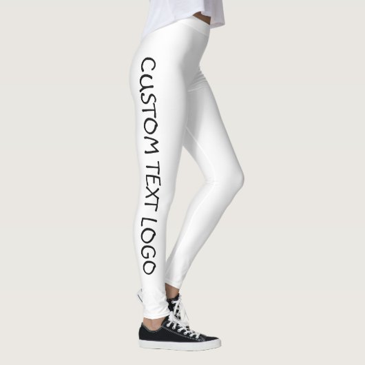 LOGO MET Aangepaste Tekst Leggings (Rechts)
