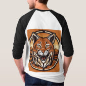 Logo met Bobcat gestileerd T-shirt (Achterkant)