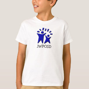 Logo met dubbel zijdelings gericht t-shirt