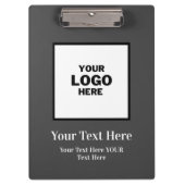 Logo met het zwarte en witte merk klembord (Voorkant)