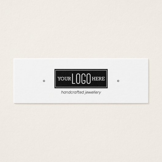 Logo met juwelenweergave mini visitekaartjes (Voorkant)