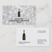 Logo met scheidingstekens Champagne (witte bokeh) Visitekaartje (Voorkant / Achterkant)