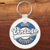 Logo met stijl Hobart australia Sleutelhanger (Voorkant)