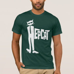 Logo met vaste kat t-shirt