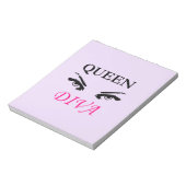 Logo met vrouwelijke ogen notitieblok (Gedraaid)