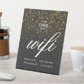 Logo met WiFi-voetstuk Reclamebord Met Voetstuk (Insitu)