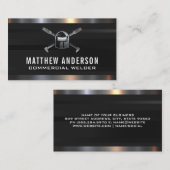 Logo | Metaalversiering Visitekaartje (Voorkant / Achterkant)