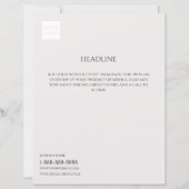 Logo Minimal Grey Business Marketing Flyer (Voorkant)