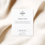 Logo Minimal Marketing Professionnel Noir<br><div class="desc">Circulaire d'affaires simple.</div>